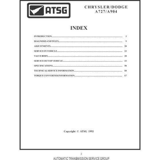 ATSG JATCO JF506E - Manual De Reparación De Transmisión Para Mazda